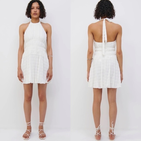 NWT Jonathan Simkhai Bea Gauze Mini Dress - Picture 1 of 11